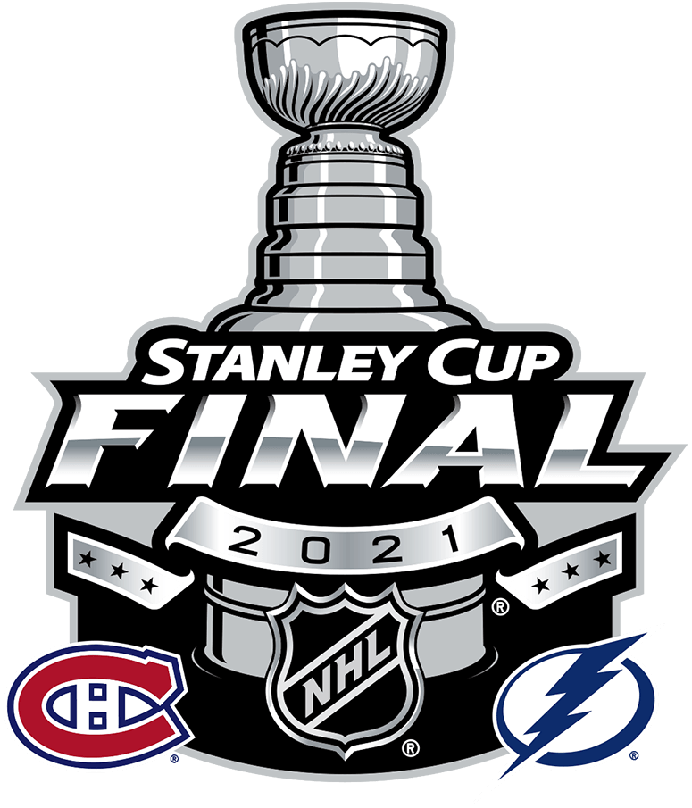 Stanley Cup Playoffs 2021 Finals Matchup Logo v2 iron on transfers for T-shirts